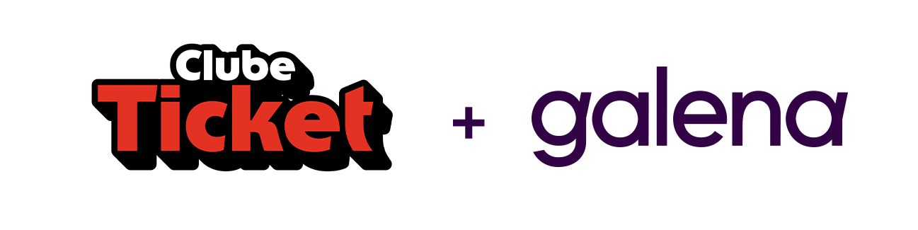 Logos Clube Ticket e Galena